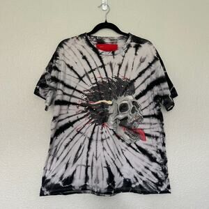 SAINt JHN Ghetto Lenny’s Shirt Love Songs Not A Cult Tag Tie Dye Skull Men's XL